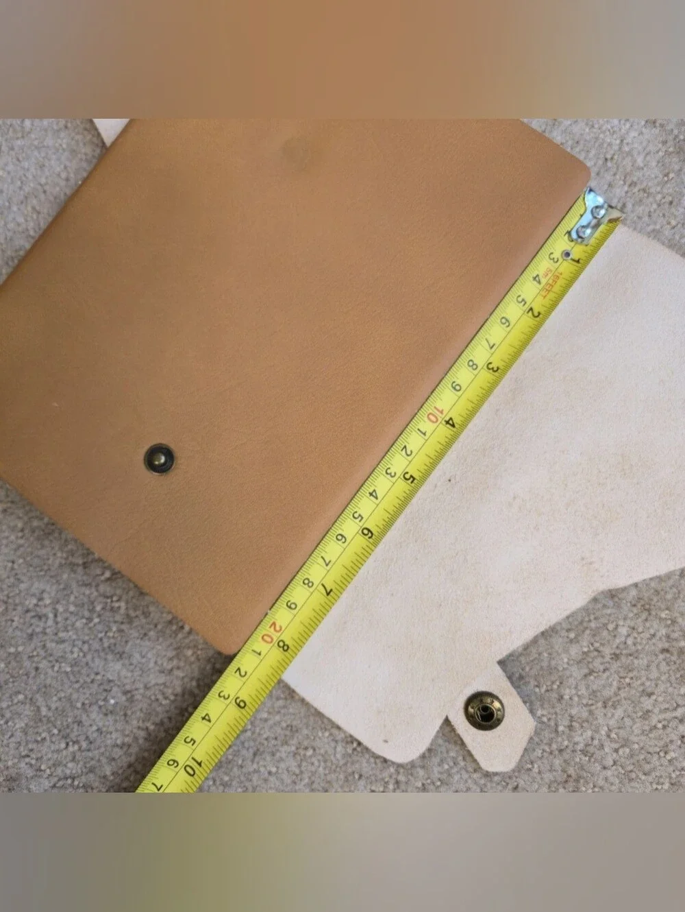 Genuine Italian Leather Journal Pratesia Florence Made In Italy 8.5”x 6” Tan